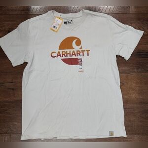 NWT Carhartt Loose Fit Heavy Weight Short Sleeve Faded C Graphic T-Shirt, Size L